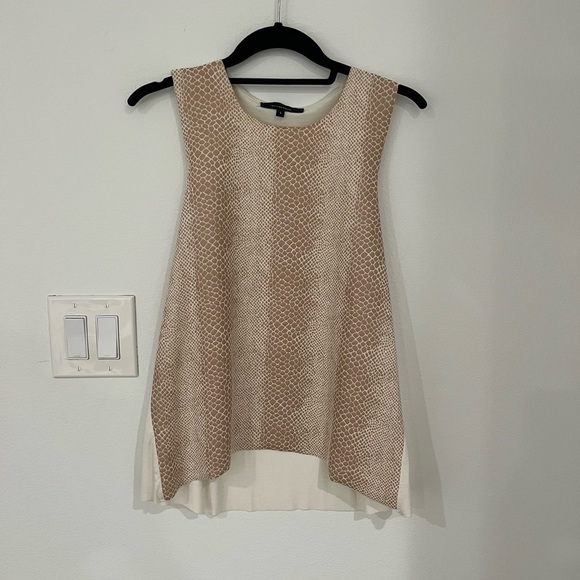Snakeskin faux leather tank top - Picture 3 of 9
